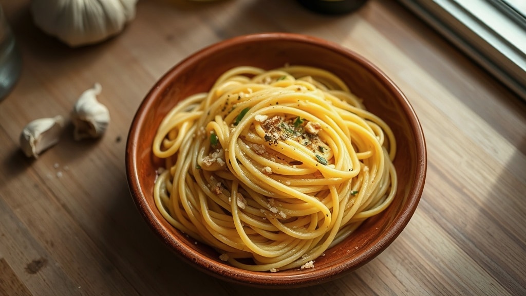Garlic Olive Oil Pasta