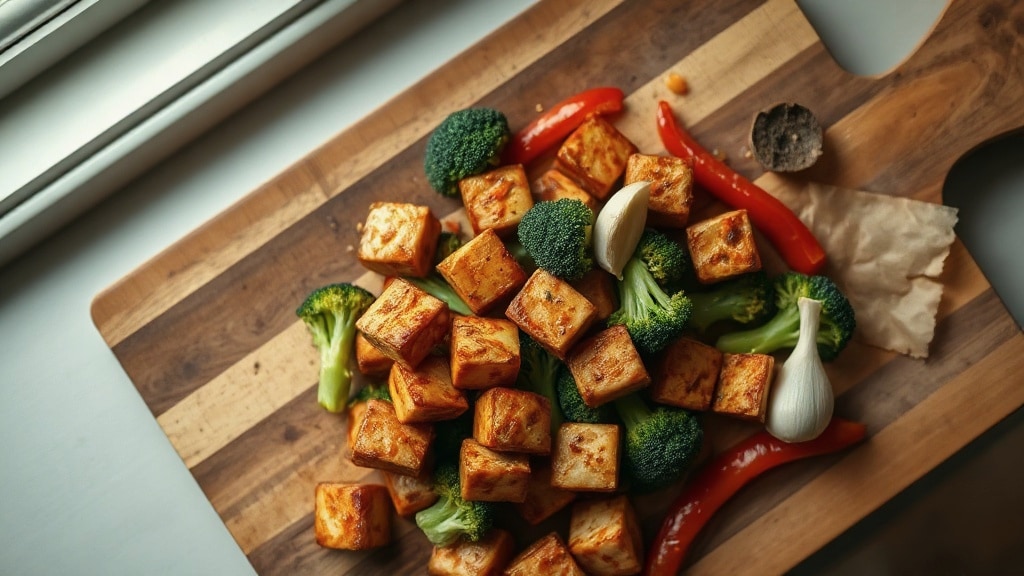 Spicy Tofu and Broccoli Stir-Fry